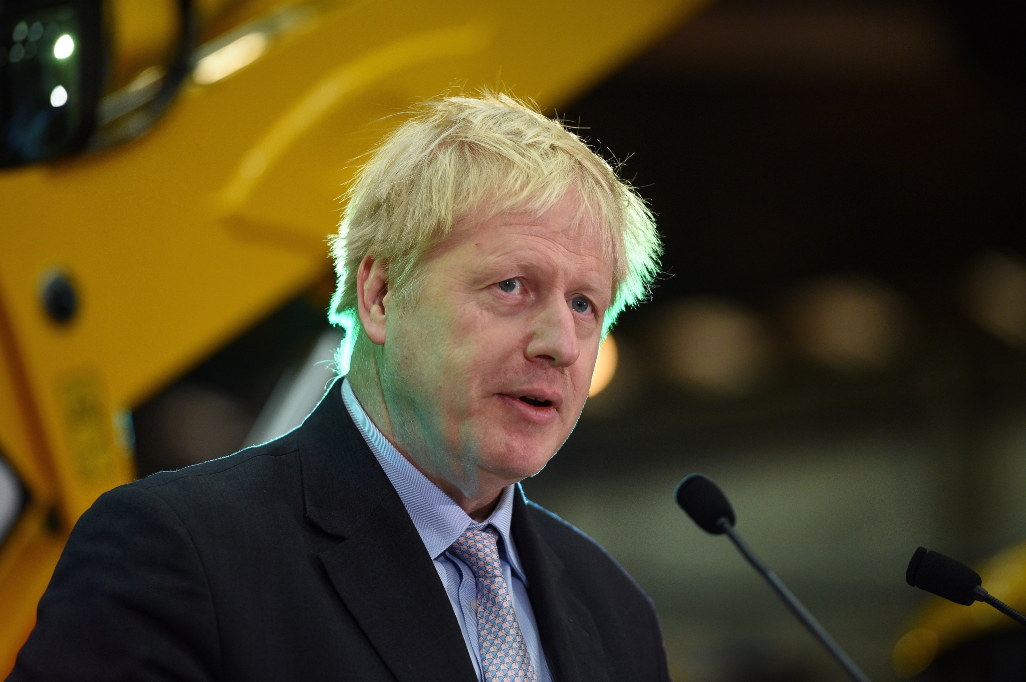 Cựu Ngoại trưởng Anh Boris Johnson phát biểu tại một sự kiện ở trung tâm thủ đô ngày 18/1/2019. (Ảnh: AFP/TTXVN)