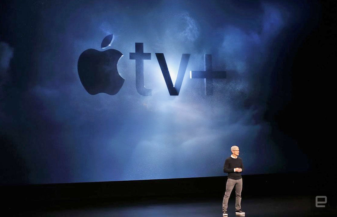 CEO Apple Tim Cook cũng cấp thông tin mới về Apple TV+. (Nguồn: Engadget)
