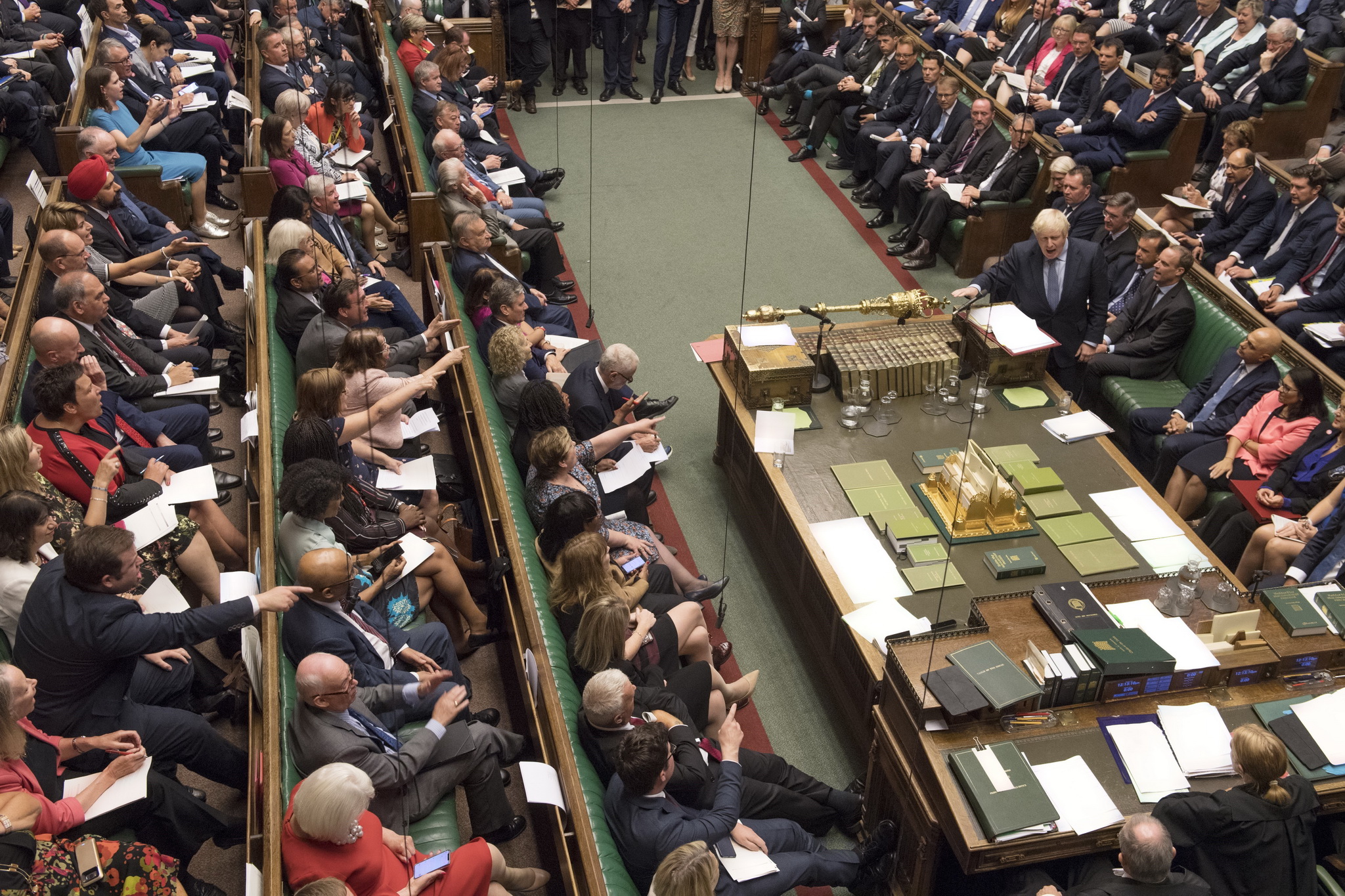 Toàn cảnh một phiên họp của Hạ viện Anh ở London ngày 4/9/2019. (Ảnh: AFP/TTXVN)