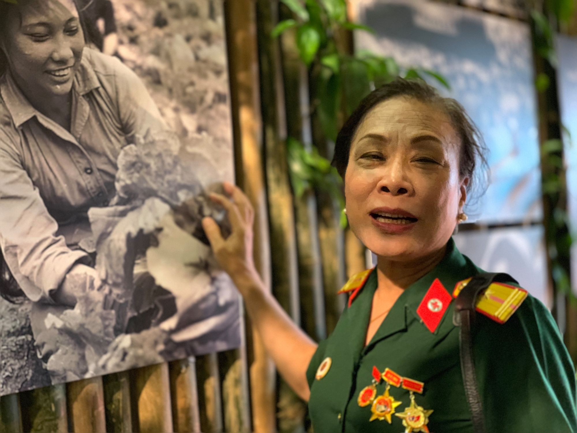 Para esta veterana, los recuerdos sobre la ruta Truong Son marcan su inolvidable juventud. (Fuente: VietnamPlus)