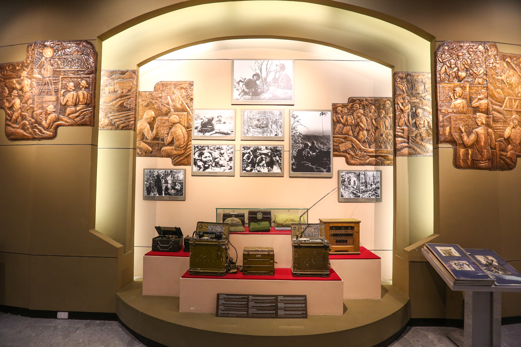 With over 15,000 original items, the museum is among big ones in the museum system of Vietnam.