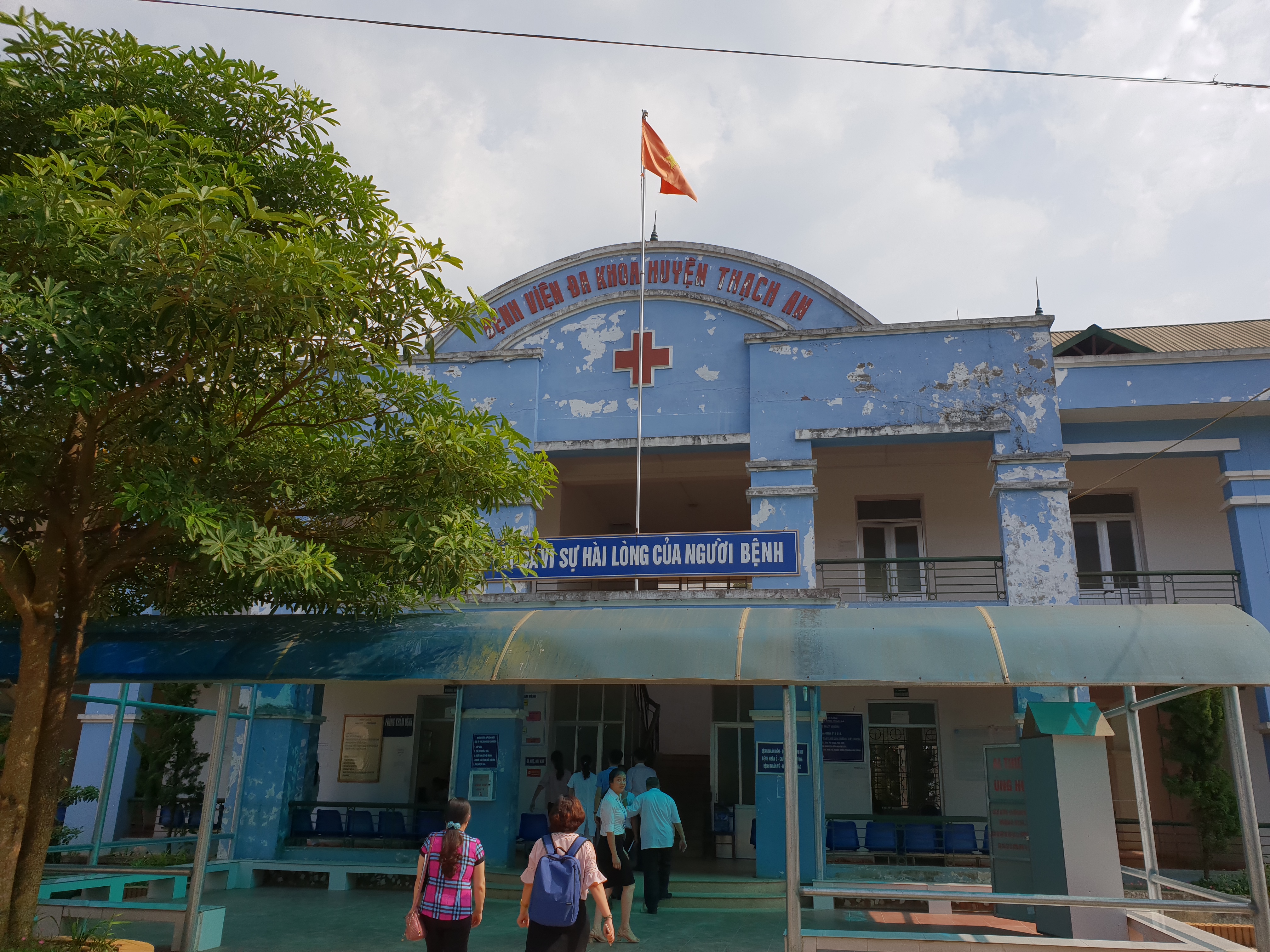 Cơ sở vật chất xuống cấp tại Bệnh viện Đa khoa huyện Thạch An, tỉnh Cao Bằng. (Ảnh: T.G/Vietnam+)