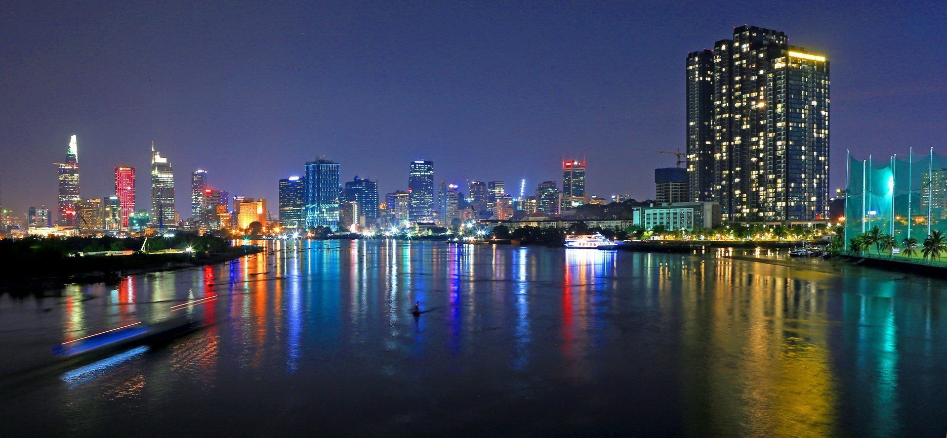 Một góc Thành phố Hồ Chí Minh. (Ảnh: TTXVN)