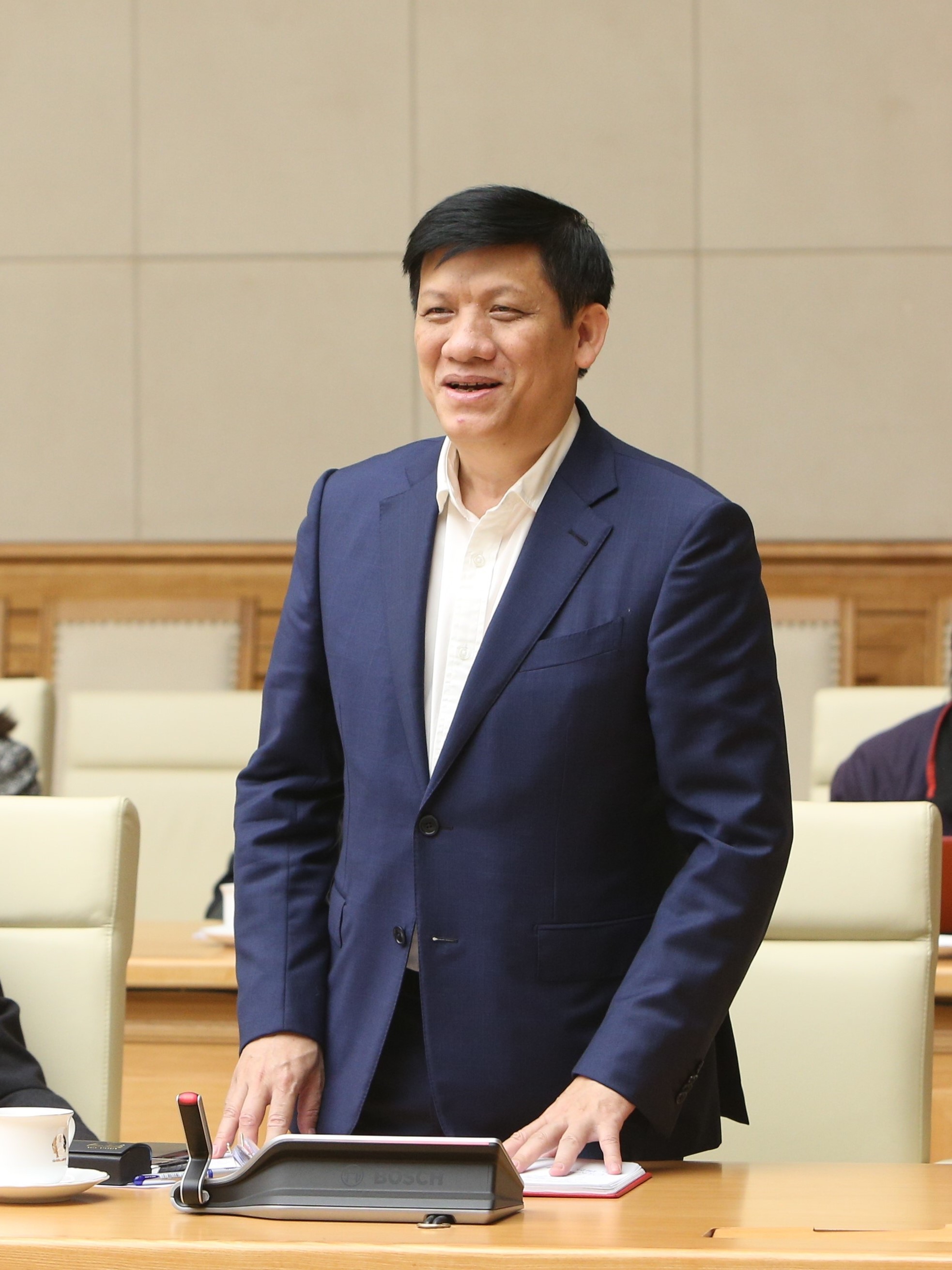 Giáo sư-tiến sỹ Nguyễn Thanh Long, Thứ trưởng Bộ Y tế. (Ảnh: Dương Giang/TTXVN)