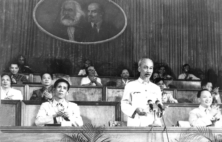 Nghị quyết Đại hội Đảng toàn quốc lần thứ III (tháng 9/1960) đã hoàn chỉnh đường lối cách mạng Việt Nam. (Ảnh: Tư liệu)