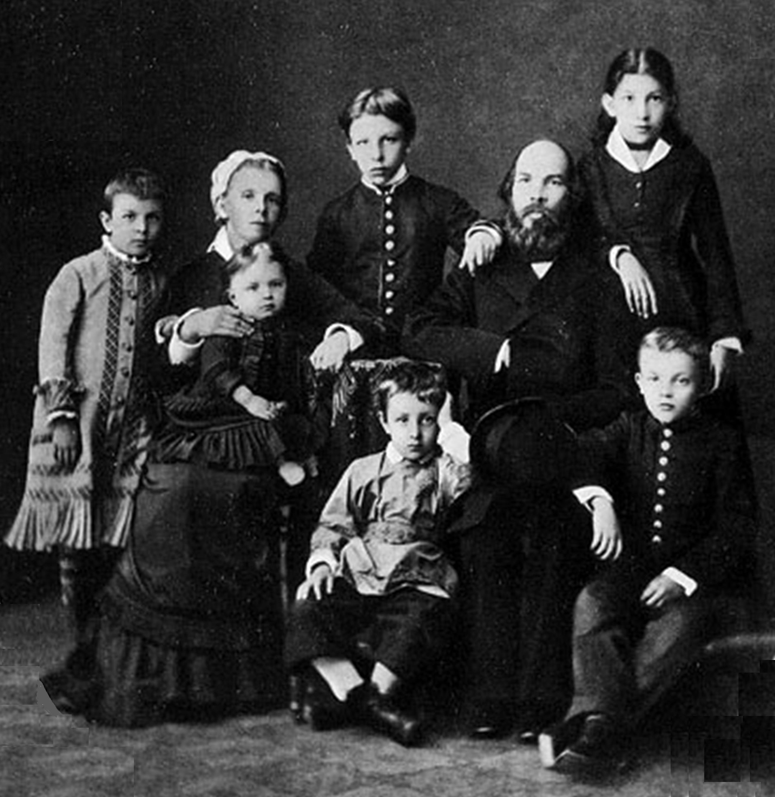 Gia đình V.I.Lenin. (Ảnh: Tư liệu/TTXVN)