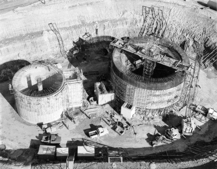 Hình ảnh cũ của hầm chứa tên lửa Atlas, được xây để chứa những quả tên lửa hạt nhân của Mỹ trong Chiến tranh Lạnh. (Ảnh: Survival Condo)