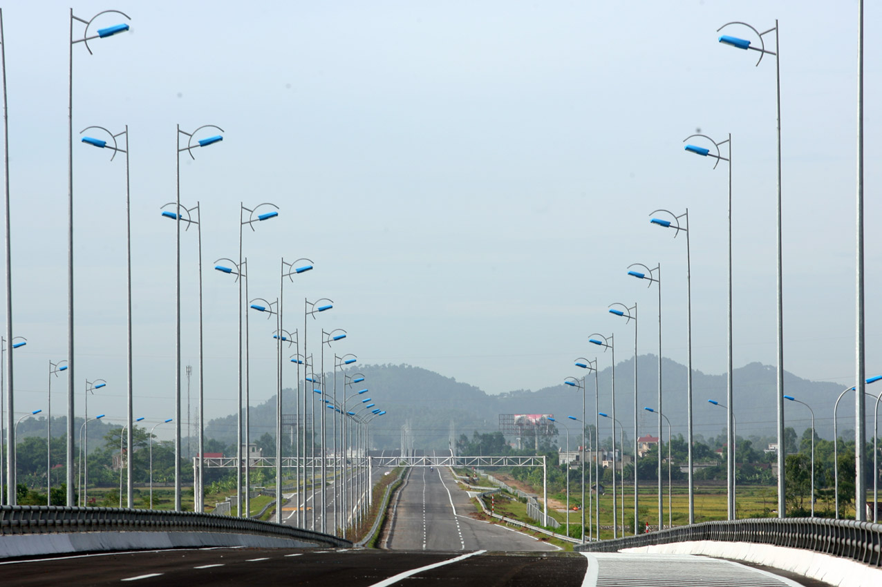 Cao tốc Cầu Giẽ-Ninh Bình. (Ảnh: Việt Hùng/Vietnam+)
