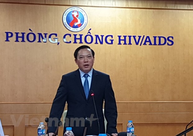 Ông Hoàng Đình Cảnh - Phó Cục trưởng Cục phòng chống HIV/AIDS. (Ảnh: T.G/Vietnam+)