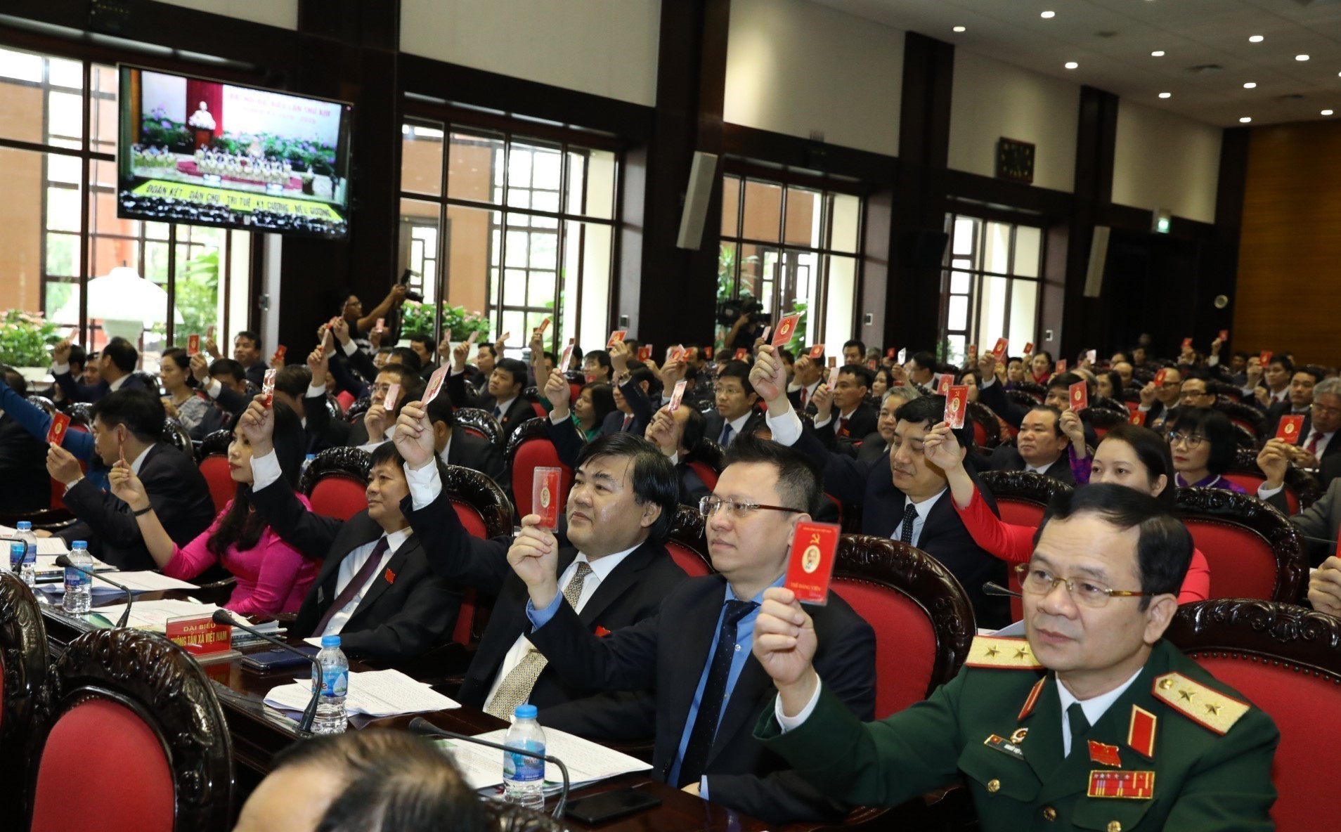 Các đại biểu dự Đại hội Đảng bộ Khối các cơ quan Trung ương khóa XIII, nhiệm kỳ 2020-2025. (Ảnh: TTXVN)