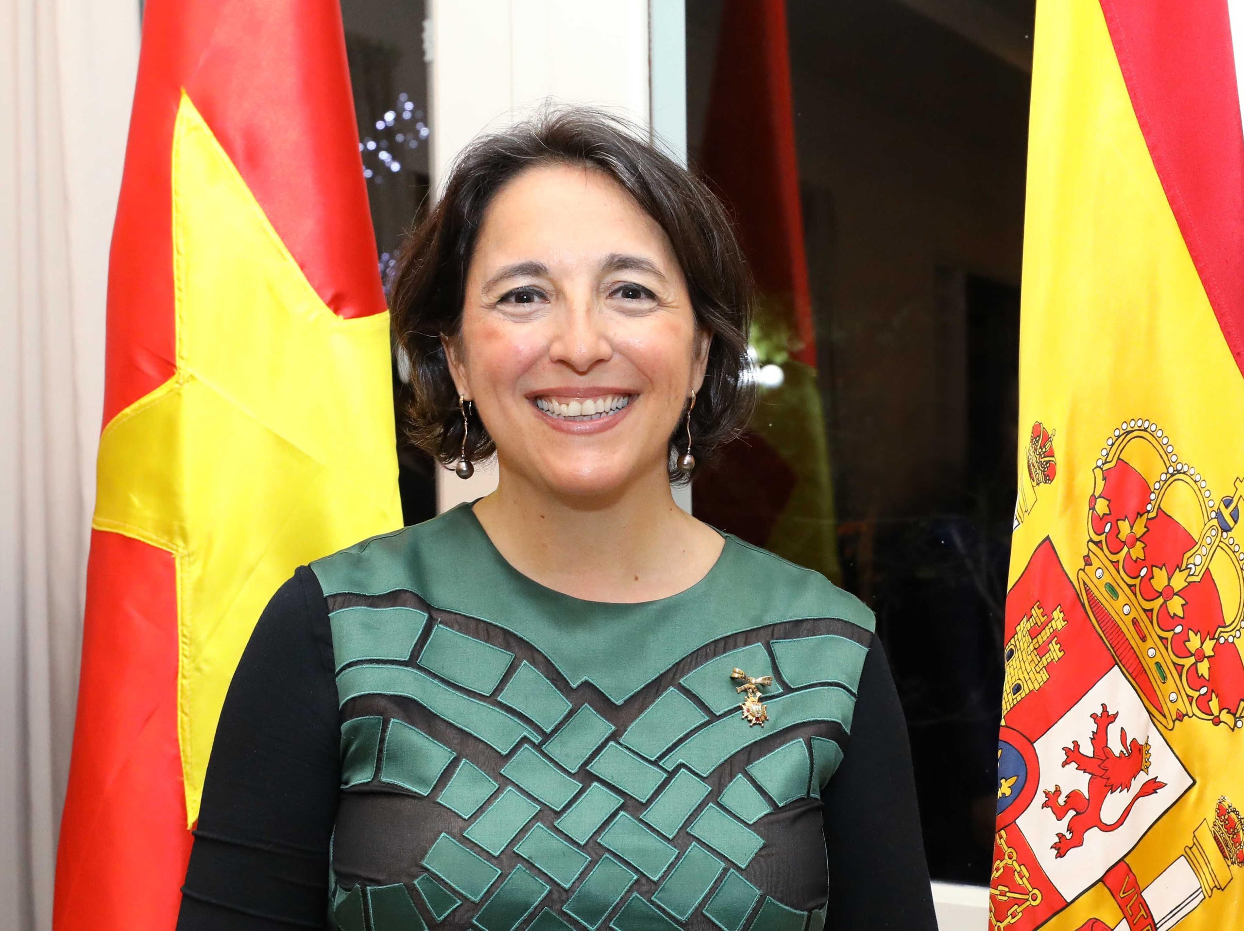 La embajadora de España en Vietnam, Pilar Méndez Jiménez. (Fuente: VNA)